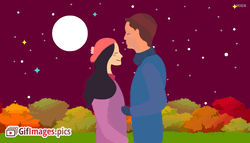 Bf Kissing Gf On The Forehead  GIF