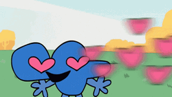 Bfb Four With Full Of Heart GIF