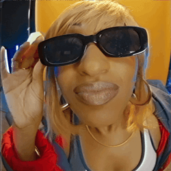 Bffr Girl Removes Glasses Looks Head Toe GIF