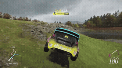 Bfgoodrich Race Car Going Down Hill GIF
