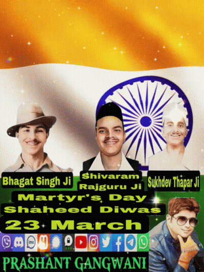 Bhagat Singh Ji Shivaram Rajguru Ji Shaheed Diwas