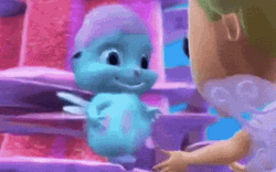 Bibble Gaping Mouth Barbie Fairytopia GIF
