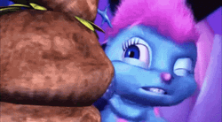 Bibble Peeking Pinned Down GIF