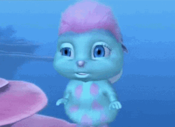 Bibble Wide Eyes Amazed Creature GIF