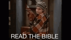 Bible Boy Point Command Read GIF