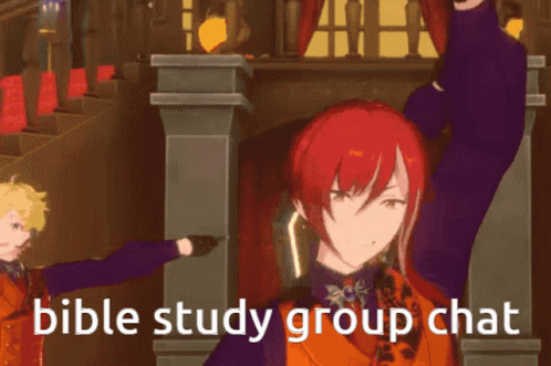 Bible Study Group Chat Display GIF