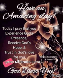 Bible Verse Good Morning Have A Blessed Day GIF