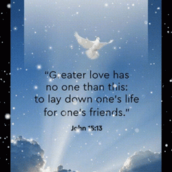 Bible Verse John Fifteen Thirteen GIF