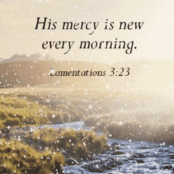 Bible Verse Lamentations Three Twenty Three GIF