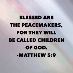 Bible Verse Matthew Five Nine GIF
