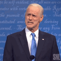 Biden Falling Puckered Face Jim Carrey Parody GIF