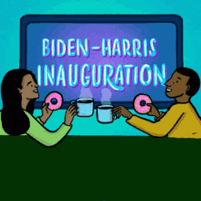 Biden - Harris Inauguration Day  Watch Party GIF