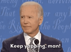 Biden Ice Cream Keep Yapping Man GIF
