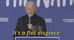 Biden It's Flat Disgrace GIF