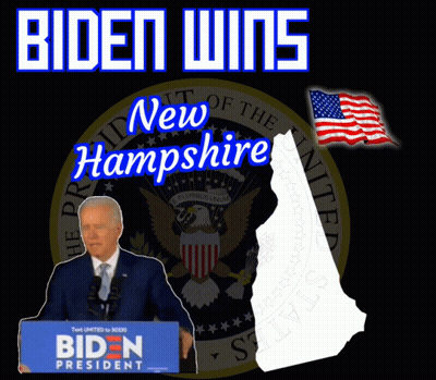 Biden New Hampshire Campaign Poster GIF
