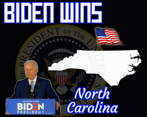 Biden North Carolina Poster GIF