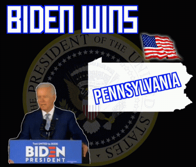 Biden Poster With Map Of Iowa And Presidential Seal GIF