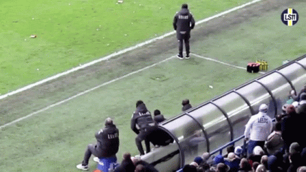 Bielsa Cheering With The Crowd GIF