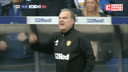 Bielsa Screaming Angrily GIF