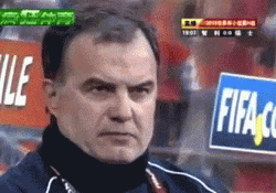 Bielsa Serious Face And Stern Eyes GIF