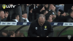 Bielsa Walking And Happily Saying Yes GIF