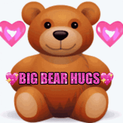 Big Bear Sending Hugs GIF