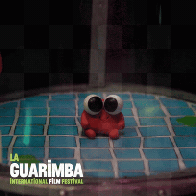 Big Belly Cartoon Character Surrounded By Lightning Son GIF