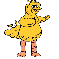 Big Bird Kung Fu Animation GIF