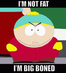 Big Boned Eric Cartman  GIF