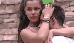  Big Brother Brasil Contestant  Emilly Araujo Hug Caressing GIF