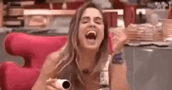Big Brother Brasil Housemate Carol Peixinho Jajajaja Laughing Reaction