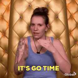 Big Brother Lady Housemate It's Go Time GIF