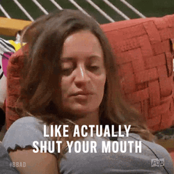 Big Brother Shut Your Mouth GIF