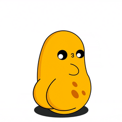 Big Butt Dancing Potato GIF