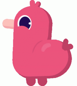 Big Butt Pink Duck Dance GIF