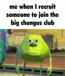 Big Chungus Club Recruit Grabbing GIF