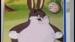 Big Chungus Face Zoom In GIF
