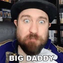 Big Daddy Guy With Black Hat GIF