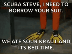 Big Daddy In Scuba Suit GIF