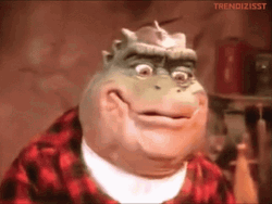Big Dinosaur Faint GIF