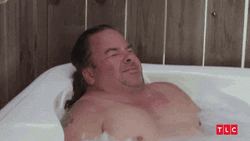 Big Ed Bath Time Bath Tub GIF
