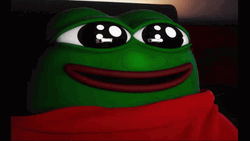 Big Eyed Laughing Pepe Frog GIF