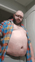 Big Fat Guy Belly Weight Gain GIF