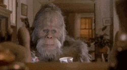 Big Foot Laughing Hard GIF