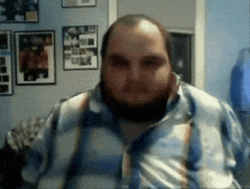 Big Guy Fall Out GIF