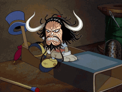 Big Head Kaido Going To Bed GIF