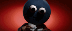Big Head Mascot Throwing Money GIF