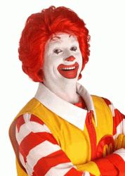 Big Head Ronald Mcdonald GIF