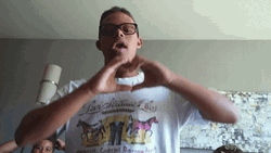 Big Heart Heart Hands Dancing Man GIF