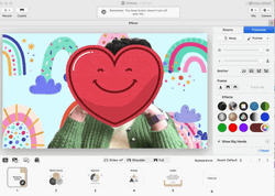 Big Heart Love Picture Editor GIF